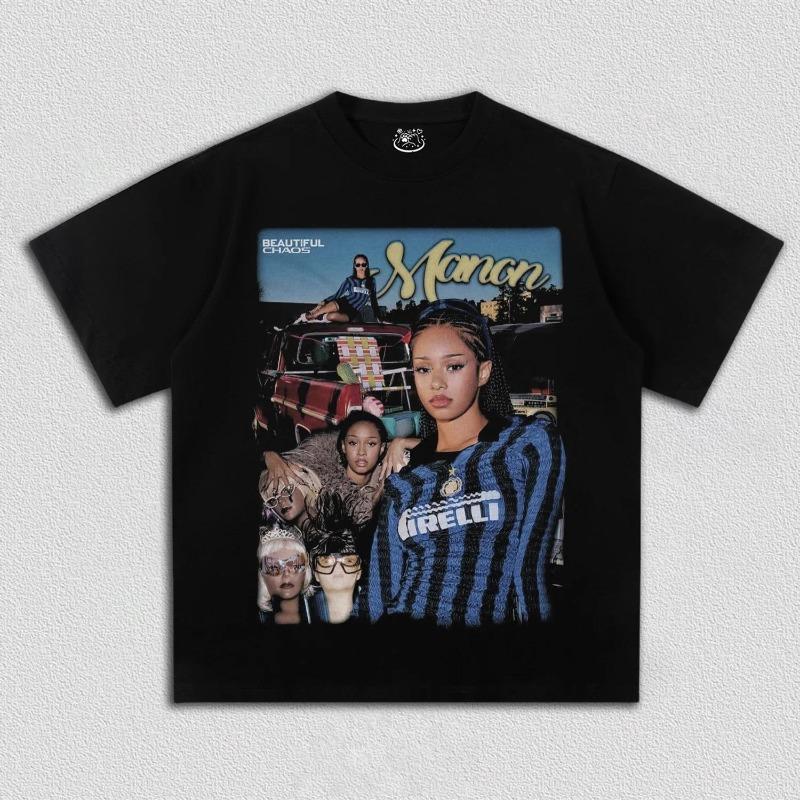 Korean Kpop Band Gril Group KATSEYE Printed T-shirt Women Oversize Y2k Short Sleeve High Quality Harajuku Loose Female Clothing