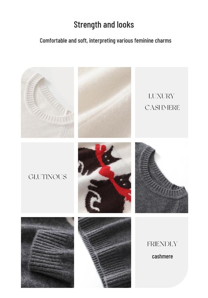 Lekasha Korean Style Cashmere Sweater for Girls: Spring/Autumn Casual Loose Knitwear for Small Dogs