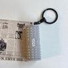 Eco Mini Gummi Pickleball Schläger Schlüsselanhänger - Sportrucksack Anhänger