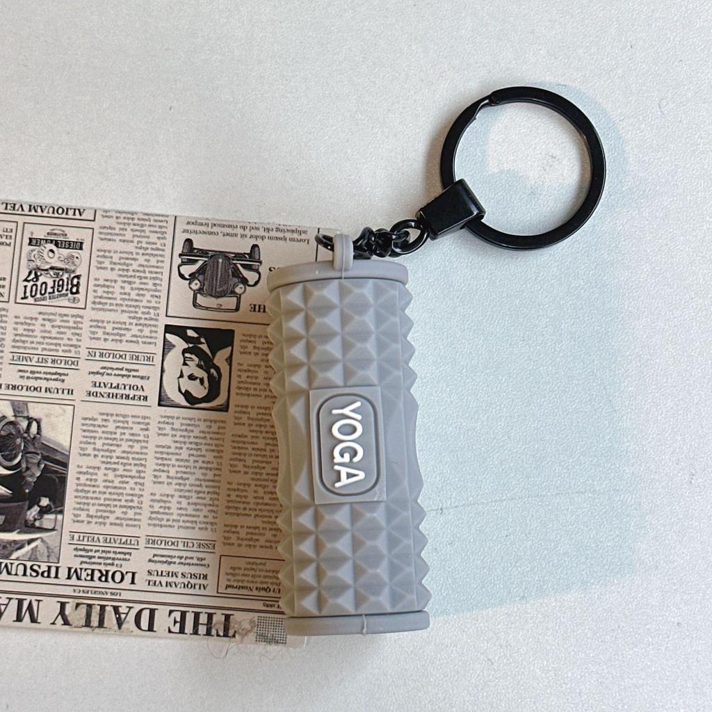 Eco Mini Gummi Pickleball Schläger Schlüsselanhänger - Sportrucksack Anhänger