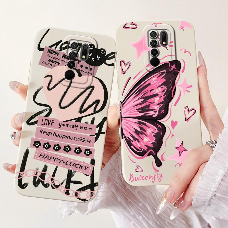For Xiaomi Redmi 9 Case Lovely Panda Rabbit Cartoon Soft Liquid Silicone Shockproof Cover For Xiaomi Redmi 9 Prime Redmi9 Fundas