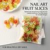 Summer Style Lemon Slice-Resin Nail Art Decorations Transparent Mixed Designs For DIY Manicure