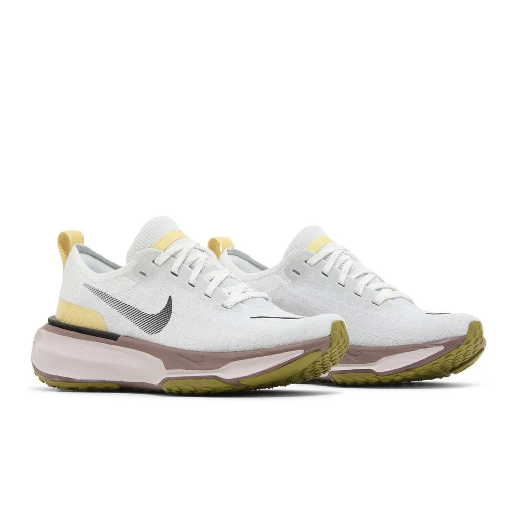 Nike Womens ZoomX Invincible 3 'Photon Dust Platinum Violet' (women's Sizes) Photon Dust / Summit White / Platinum Violet / Black Running Shoes