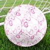 1PC Pink Hearts Soccer Ball Size 5 Football Machine Sewn Indoor/Outdoor Universal Football A31