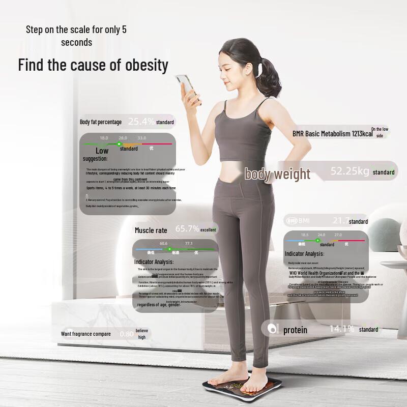 Wolai Smart Color Screen Body Fat Scale (CN version)