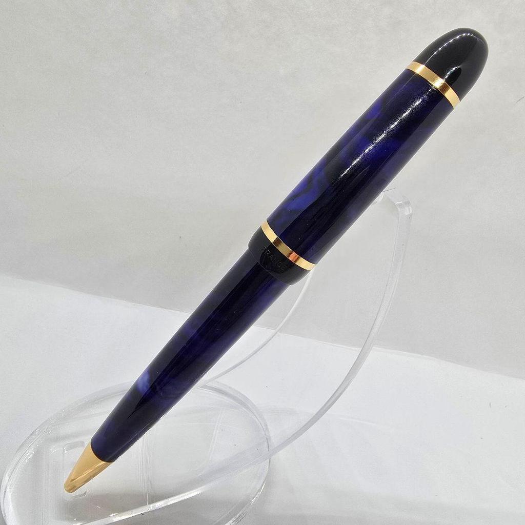 Used Excellent Condition WATERMAN Le Man 100 Ballpoint Pen, Blue Marble