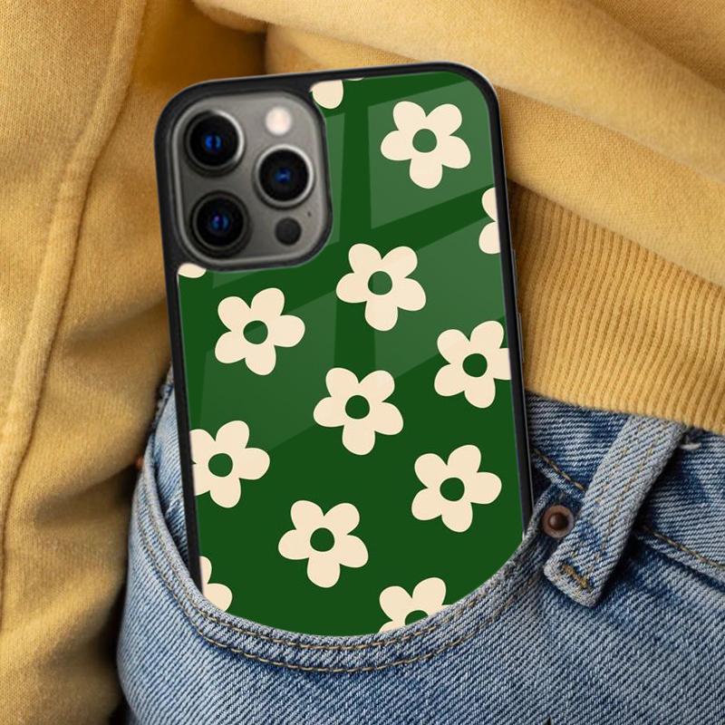 green aesthetic Soft Phone Case for iPhone 17 Air 16e Pro max 15 Pro 13 14 Plus 11 12 MagSafe Magnetic Coque