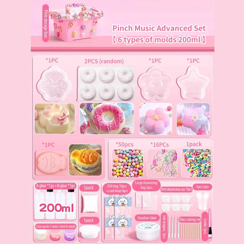 

Diy Cartoon Squishy Kit Taba Squeeze Cat Paw Silicone Kneading Diy Material Set Homemade Ab Glue Handmade Mold Cute Toy For Kids