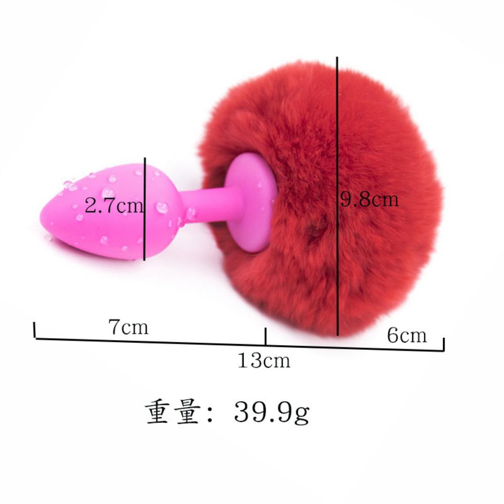 Silikon Analplugg Hasenschwanz Buttplug Cosplay Spiele Flirt für Geschenk Erotische Anus Spielzeuge Sexspielzeug für Weiblich Männlich Paare Schwul