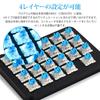 Koolertron Macro Gaming Mechanical Keyboard Customizable Fully Blue Mini Keyboard with Numeric Keypad and Shortcut Portable Wired Keyboard for Video