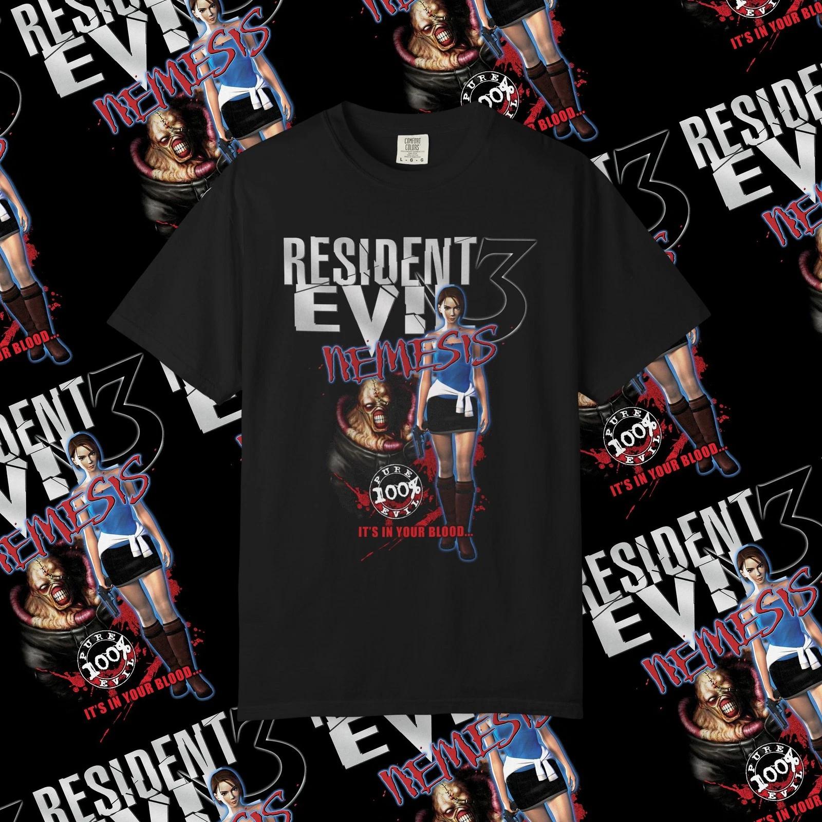 Resident Evil 3 Video Game T-Shirt, Comfort Colors, Survival Horror Game Shirt S