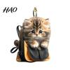 Heavy Duty Cat Decor Acrylic 2D Car Hanging Decoration Home Office Backpack Auto Decorative Pendant Rearview Mirror Cartoon Kitten Animal Ornament