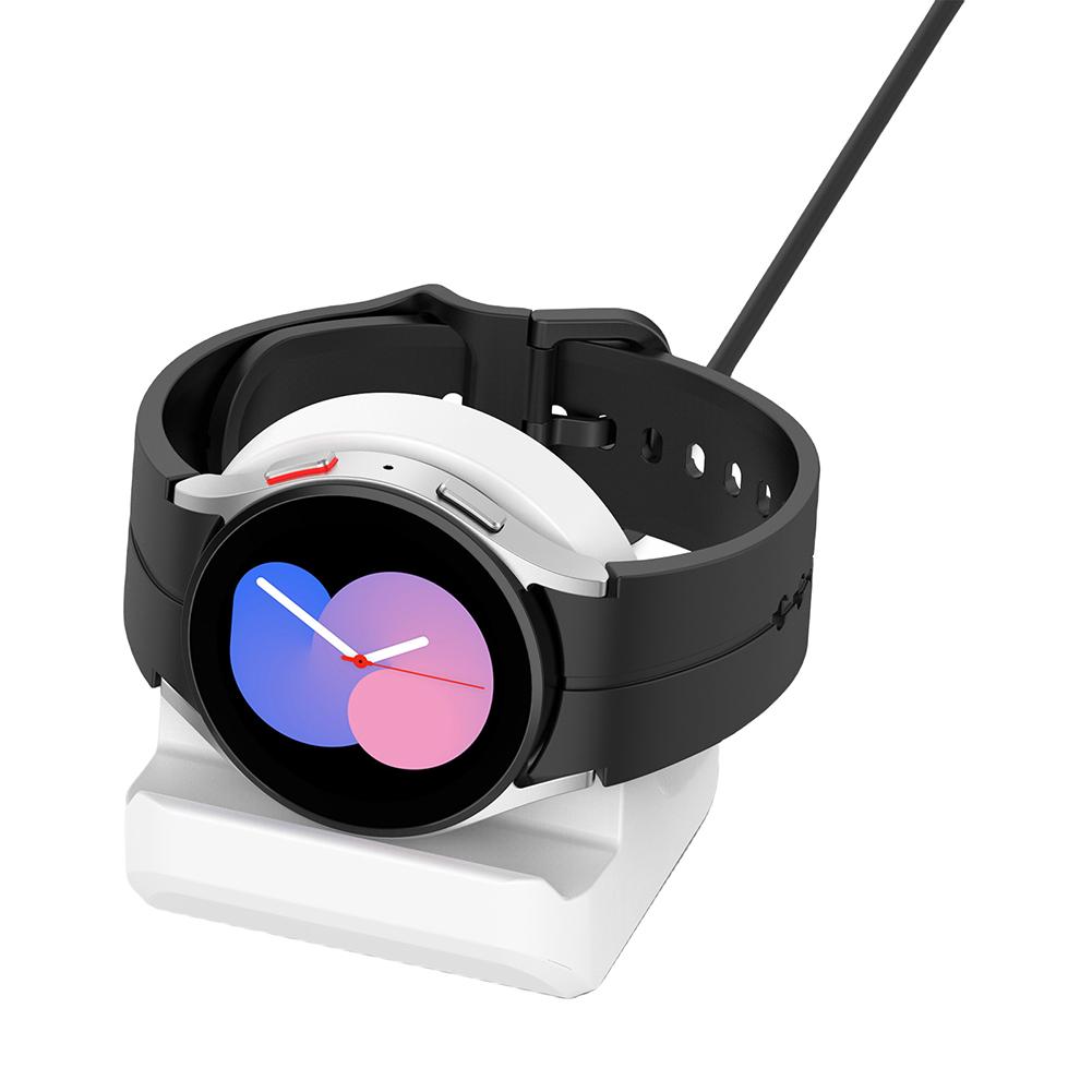 Silicone Charger Dock Holder For Samsung Galaxy Watch 6/6 Classic Non-Slip Base Charging Stand for Samsung Galaxy Watch 5/5 Pro