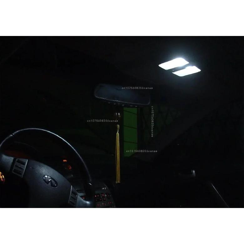 10-30pcs Car T10 Led Bulbs LED Light Cold White Silica Auto Interior Dome Reading Wedge Side Door Trunk Lamp License Plate Lamp Bulbs 7