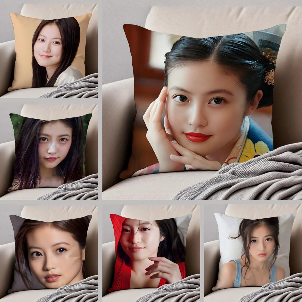 mMio Imada Cushion Cover Throw Pillow Cover Hidden Button Durable Polyester Chair Cushion