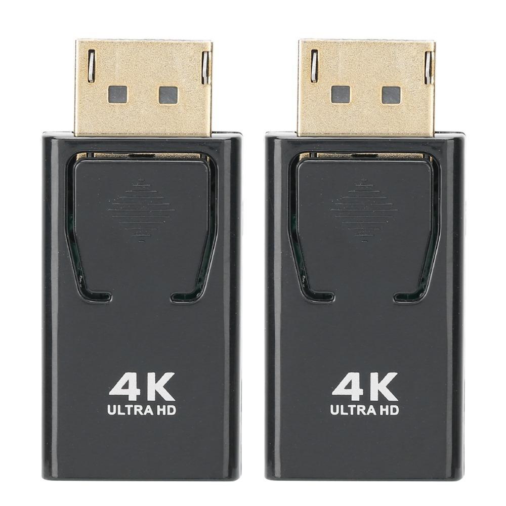 

2PCS 4Kx2K Displayport Male To HD Female Plug and Play DP To HD Adapter For HDTV 4K/30HZ