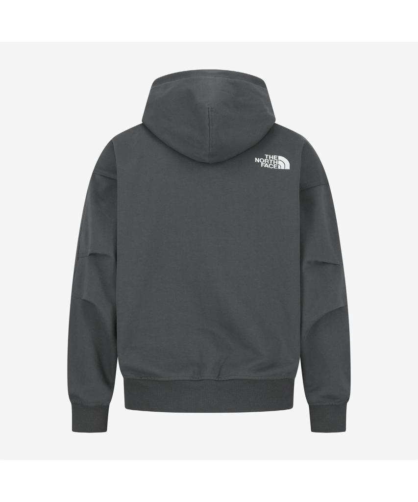 The North Face Nj5Js01L White Label Wl Zip-Up Hoodie Charcoal Grey