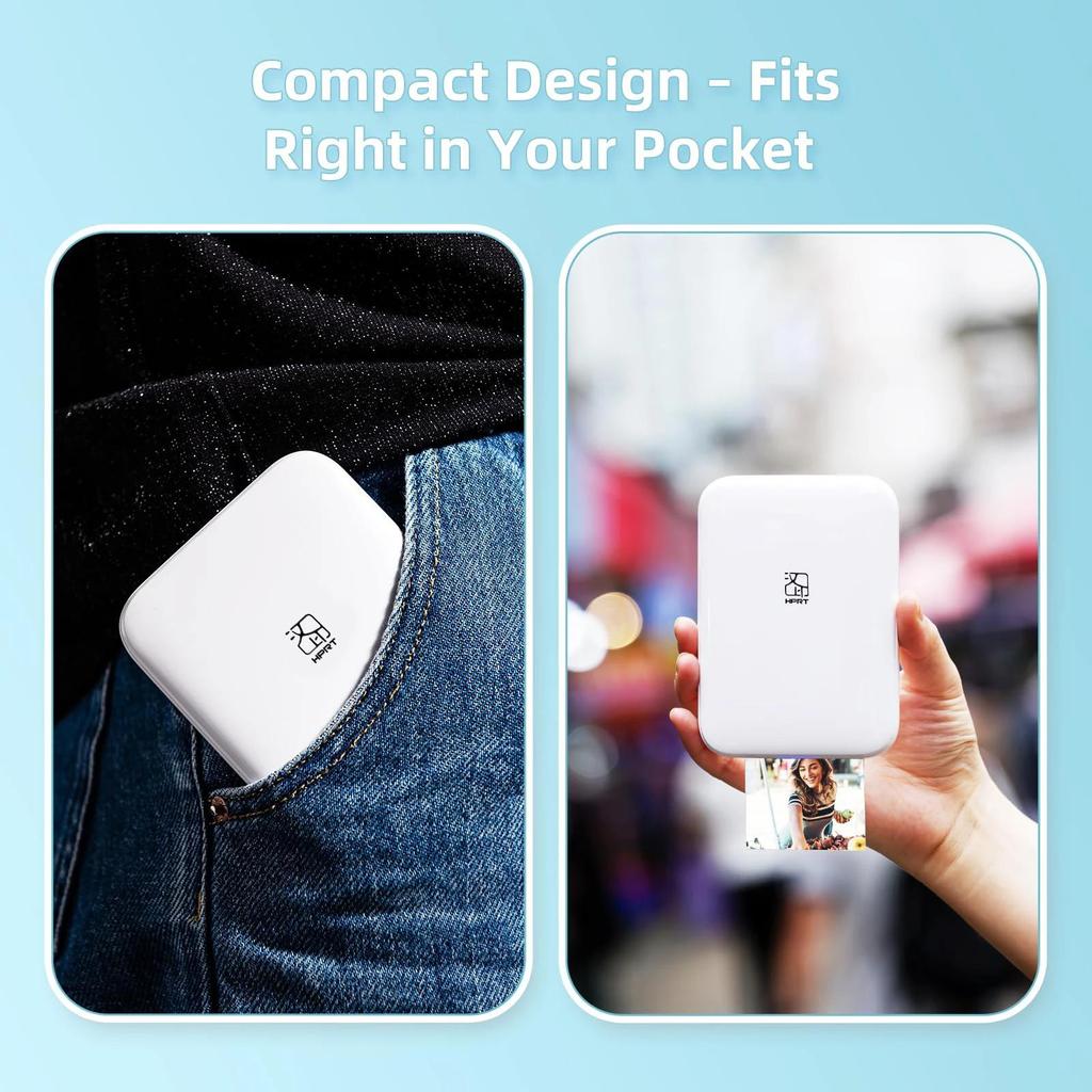HPRT MT53 Mini Color Photo Printer Portable Bluetooth Mobile Pocket Printing Handheld Thermal Machine For Take A Photo Print It