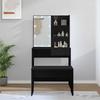 VidaXL Vanity Set with LED, Cosmetic Table with Mirror and Stool, Bedroom Makeup Desk, 3114108