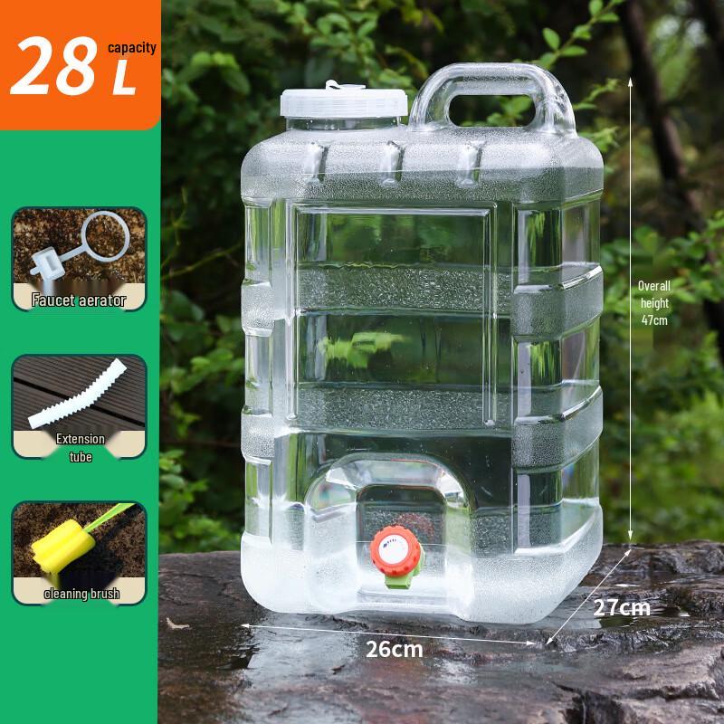 OEING Outdoor Drinking Water Storage Bucket with Faucet