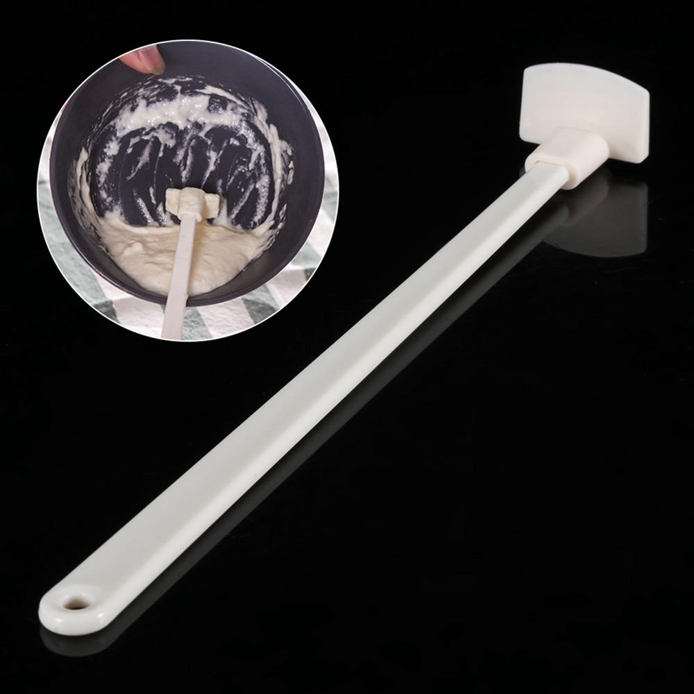 Long Handle Silicone Spatula Flexible Bowl Scraper Spreading Tool Butter Scraper  Baking/Cooking