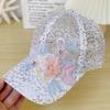 Lightweight Lace Baseball Cap Breathable Mesh Sunscreen Sunshade Hat Casual Rebound Cap  Beach