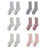 1 Pair Women Socks Highly Elastic Cozy Winter Ankle Socks Thickened Double-Sided Fleece Warm Slipper Socks