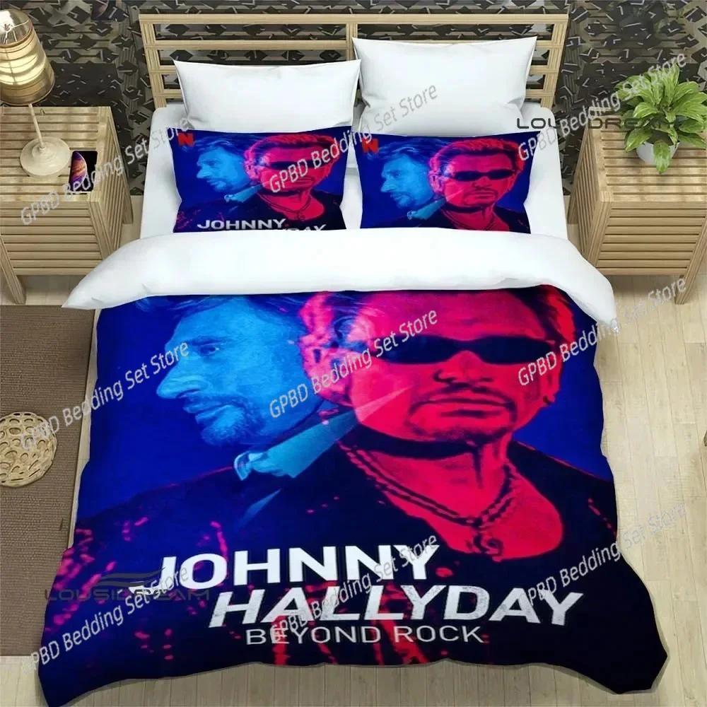 Rock Star Johnny Hallyday Bedding Set Bedroom Soft Modern Bedspreads Comefortable Kids Duvet Cover Quilt Cover And Pillowcase