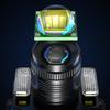 Smart Induction White Light LED Headlamp with Zoom USB Charging Sensor Multi- Outdoor Head Torch Lantern