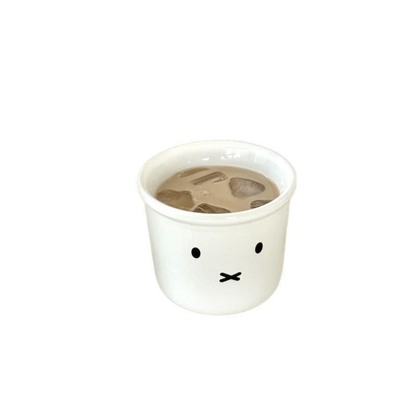 Autumn and Winter Cartoon Ceramic Cup Ins Style Mug Home Cold Brew Cup Breakfast Girl Ceramic Cup Coffee Cup