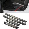 4PCS Plastic Stainless Steel For CHERY JAECOO J7  2024 Car Accessories Auto Door Sill Pedal Welcome Scuff Plate Cover