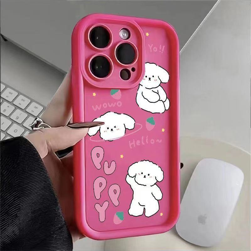 Cute for iphone16 mobile phone case Apple 15 anti-drop 14 cartoon 13promax new 12 Japanese and Korean 11xr
