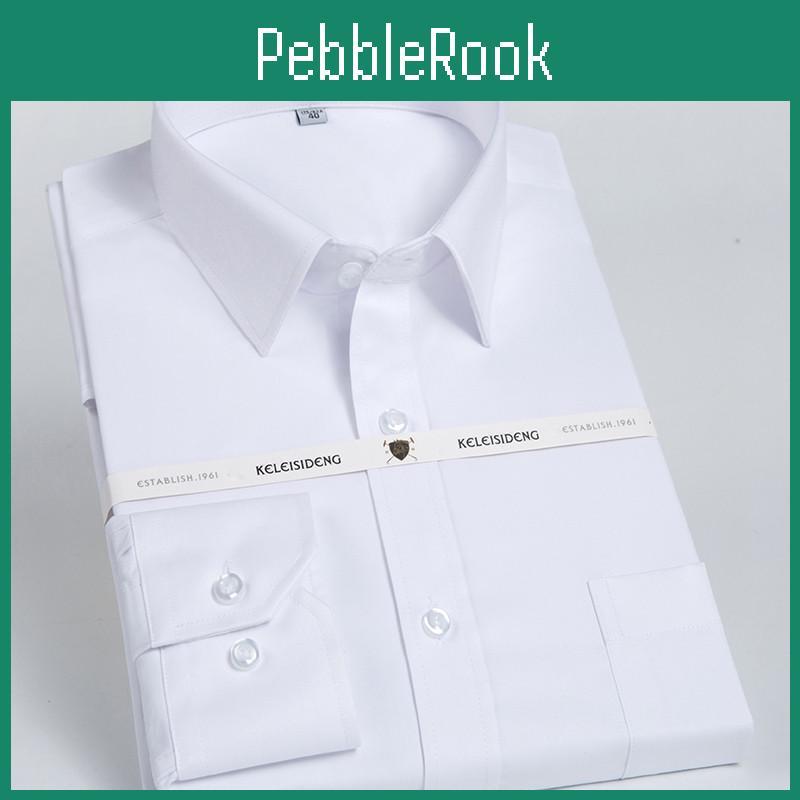 Formal Mens Shirt Quality High Long Sleeve White