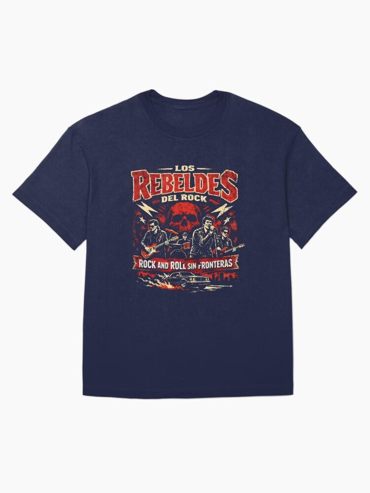

LOS REBELDES DEL ROCK TShirt 2026 Summer Men Women Fashion Luxury Leisure Cotton Oversized Tshirt Street Wear Y2K Men Clothing S