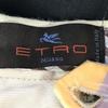 ETRO 100% Linen Tapered Pants Slacks Men's M 46 Inseam 76cm Beige Made In Italy