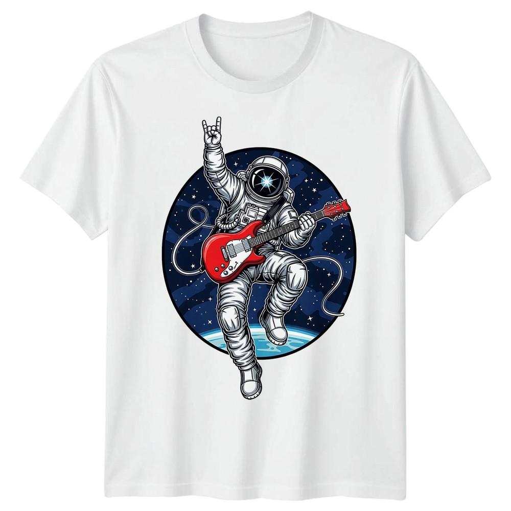 Astronaut Rock Music Space Unisexs TShirt Unisexs Tee Graphic Unisex Tee