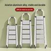 Multi-Functional Aluminum A-Frame Folding Ladder: Non-Slip, High-Reaching, Indoor Use