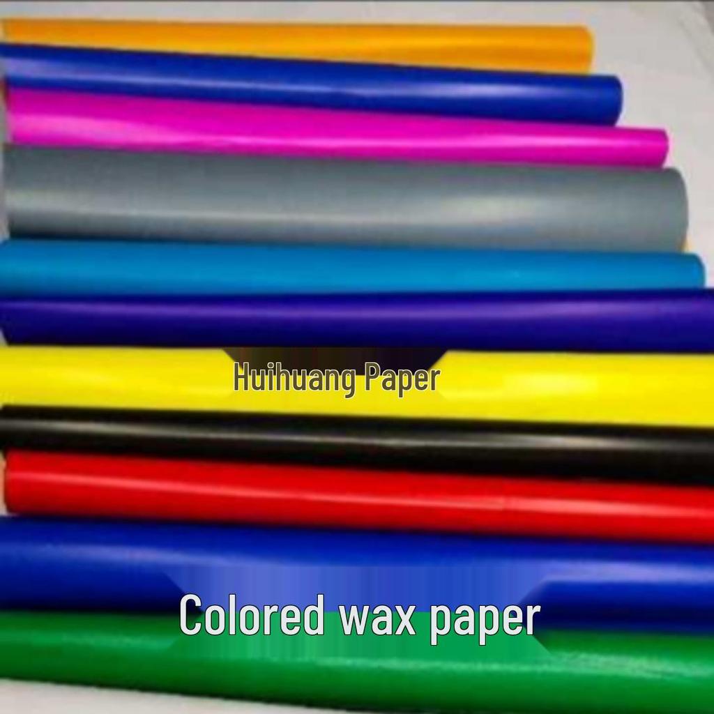 75x50cm Red Single-Sided Waxed Paper for Kindergarten and Handmade Colored Paper Projects