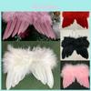 110pcs Angel Feather Wings Vintage Chic Christmas Tree Hanging Decoration Xmas