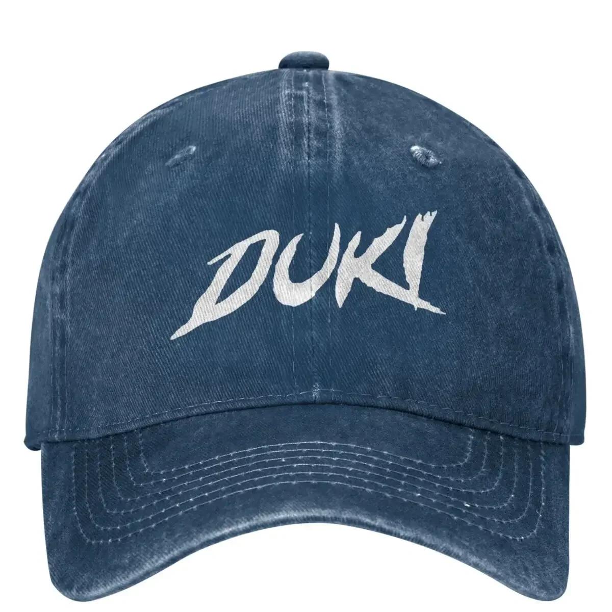 

Duki Letter Logo Baseball Cap Vintage Women Men Trucker Hat Sunshade Outdoor Sun Baseball Caps Birthday Present One Size