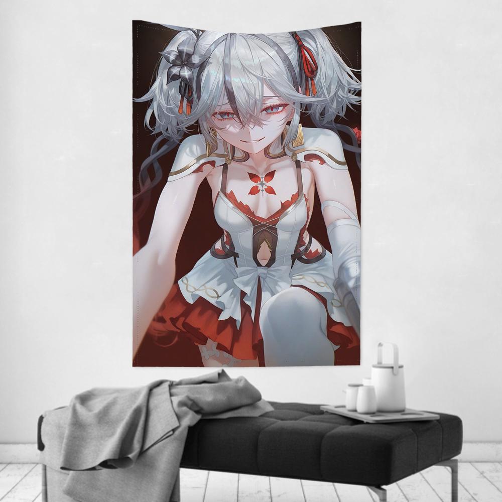 Camelya Game WWuthering Waves Tapestry Room Decor Wall Cloth Party Hanging Background Room Decor Baby Room