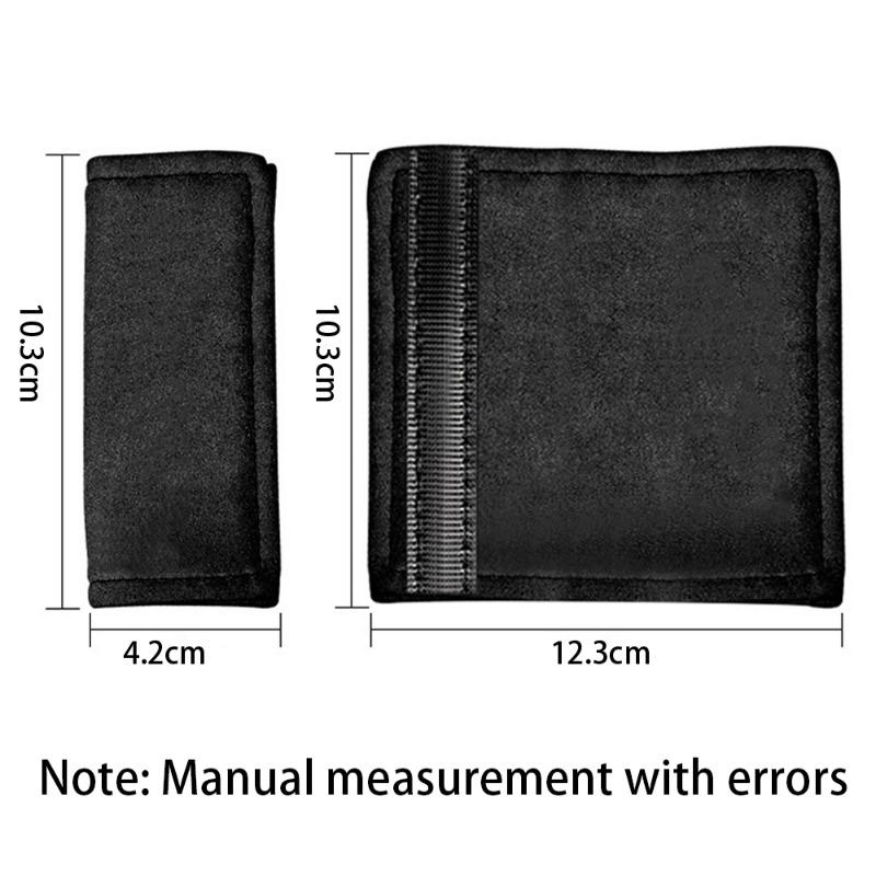 Car Door Handle Protective Cover Multifunctional Roof Handrail Suede Pad Seat Belt Shoulder Protector Auto Interior Decoration