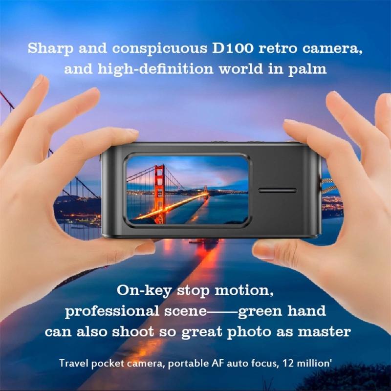 Styles Mini Digital Camera 12MP Resolution 1080P Recording Builts In 8 Filters USB Portable ABS Plastic Travel Gadget