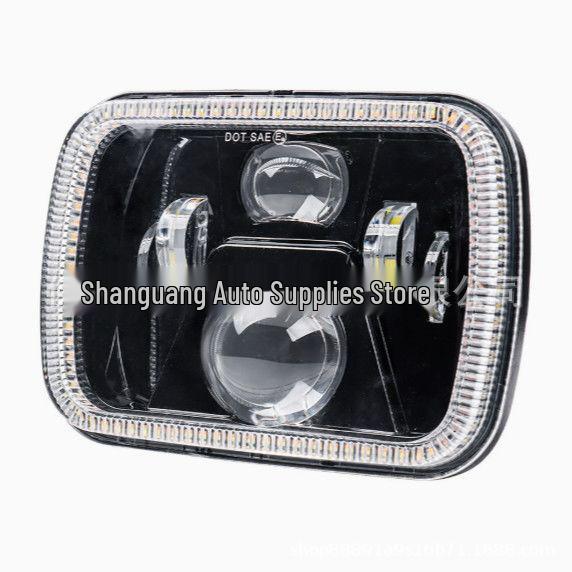 

5x7 Square LED Headlights for Off-road Vehicles, Trucks, Vans, and Car Modifications Medium Thick