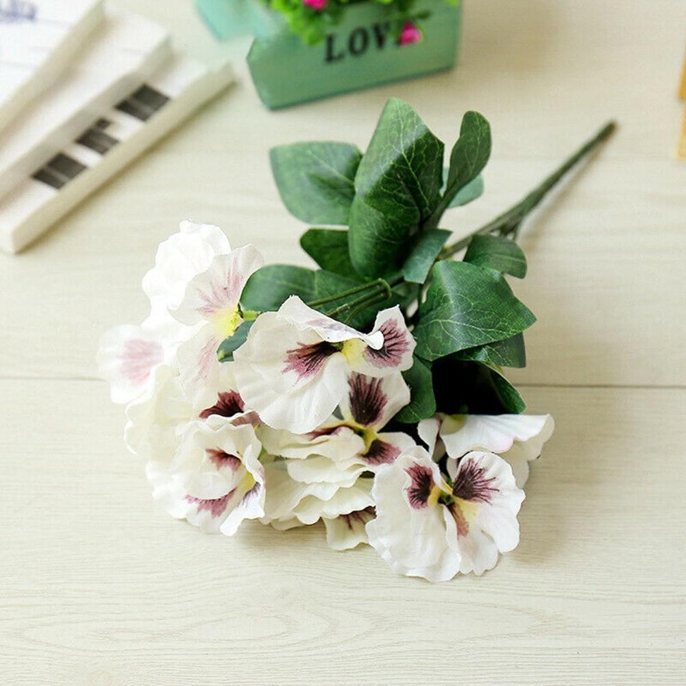 

Анютины глазки Искусственный цветок 26см Сделай сам Ремесло ПВХ Красный/Оранжевый/Фиолетовый белый