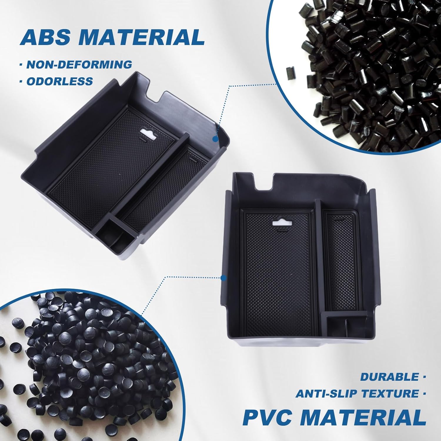 for 2019-2025 Genesis G70 Center Console Organizer Genesis G70 Armrest Storage Box, ABS Center Console Organizer Tray Genesis G70 2025 Accessories