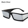 Uv400 Punk Shades Rectangle Sunglasses For Women Small Sunglasses Brand Designer