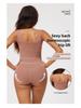 Women's Triangle Bodysuit: Open Crotch, Tummy Control, Waist Cincher, Hip Lift, Push-Up Shapewear