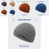 Warm Cotton Knit Beanie For Men And Women Trendy Solid Colors For Winter