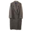 Miss Chloe Made In Japan Alpaca Blend Tweed Ulster Coat 40 Brown Nep Women Used